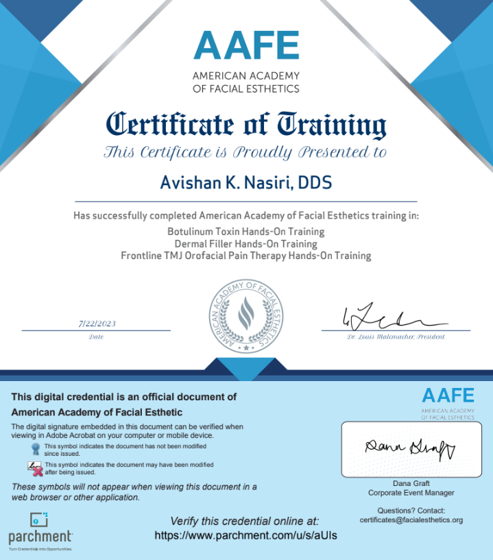 AAFE Certificate