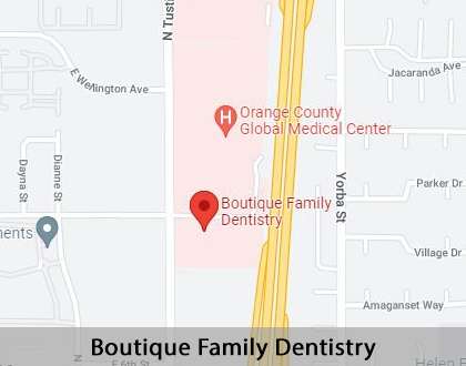 Map image for Why Dental Sealants Play an Important Part in Protecting Your Child's Teeth in Santa Ana, CA